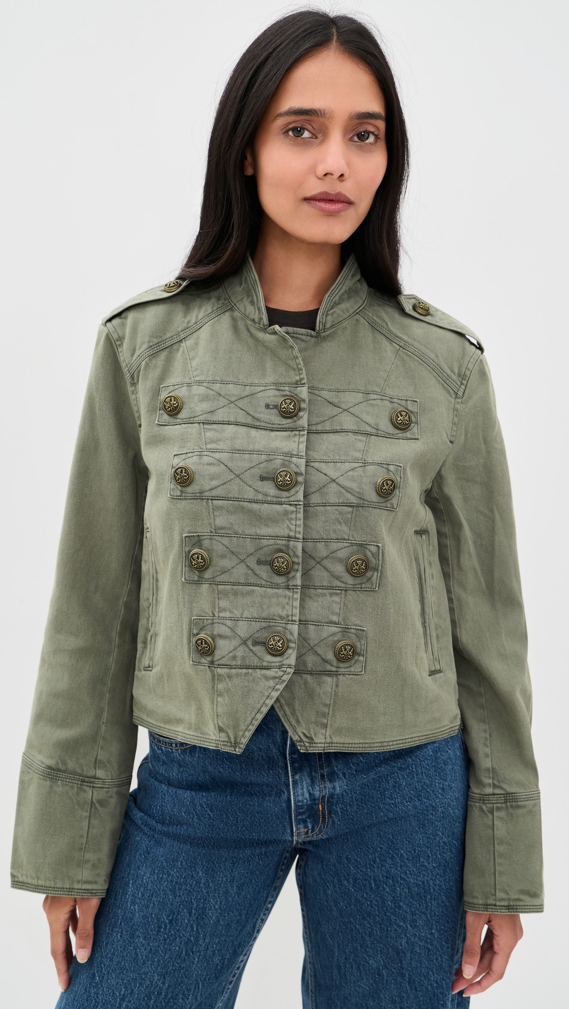 Free People Ryland Band Jacket Laurel Canyon M | Shopbop