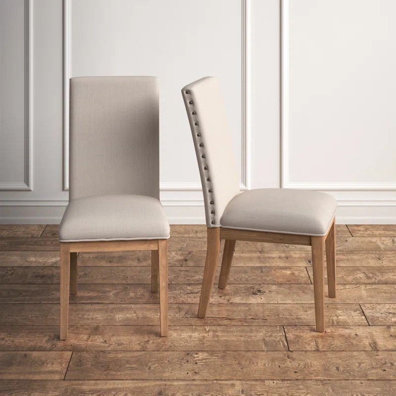 Avril Linen Solid Back Parsons Chair | Wayfair North America