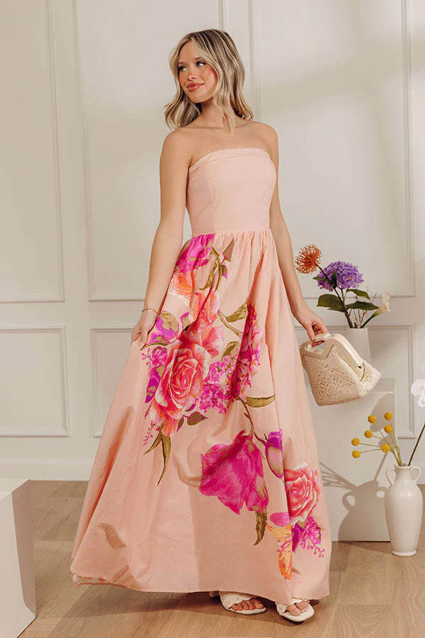 Gentle Grace Floral Maxi Dress | Impressions Online Boutique