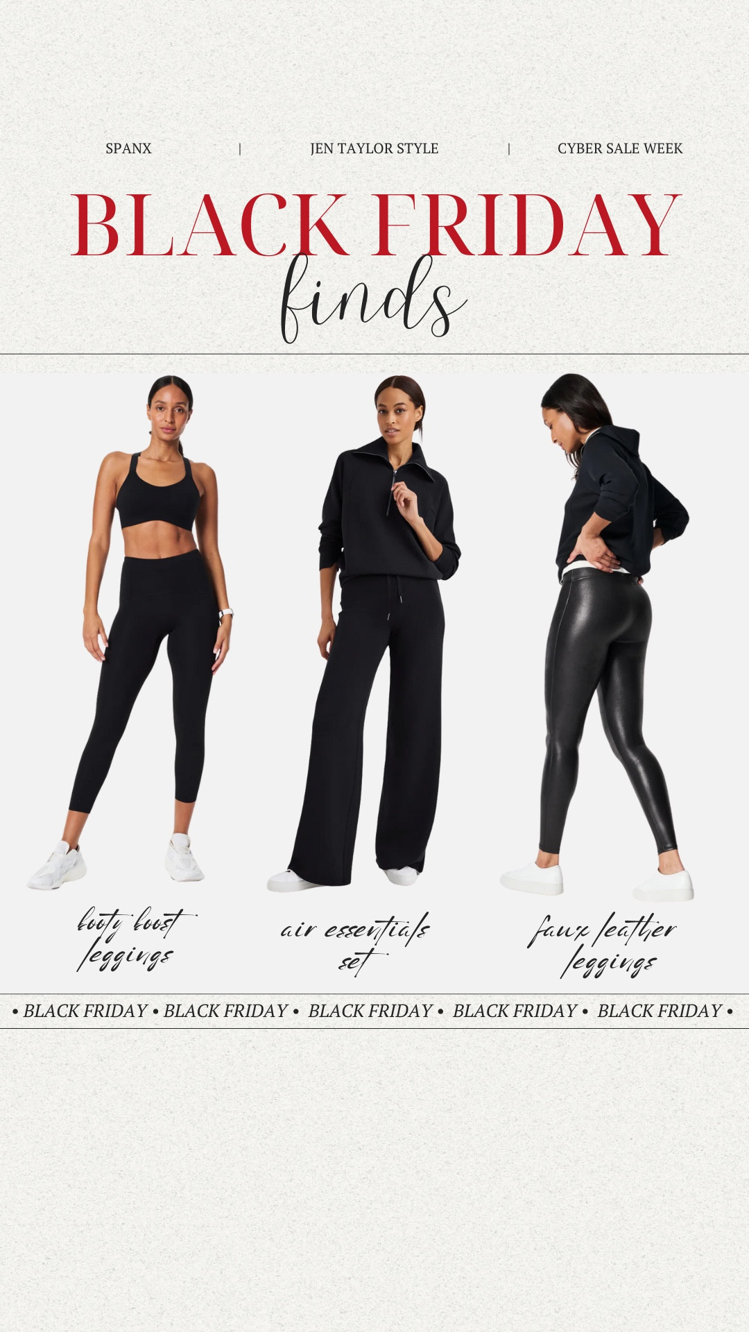 Get ready to shape and smooth with Spanx's Black Friday Sale! Don't miss the legendary Booty Boost leggings, designed to lift, shape, and sculpt in all the right places.

#LTKCyberWeek #LTKSaleAlert #LTKPlusSize