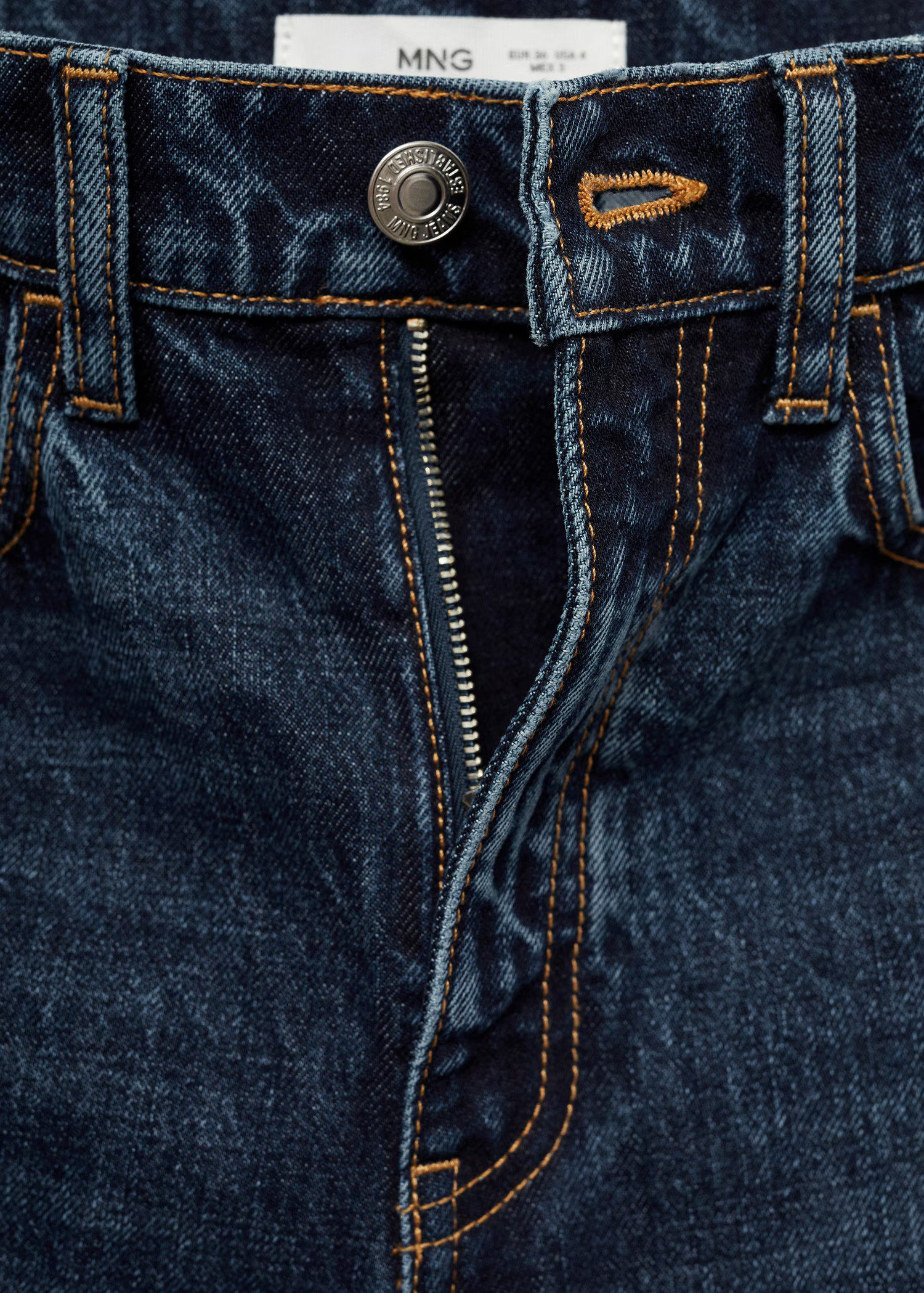 Cecilia straight-fit high-rise jeans | MANGO (US)