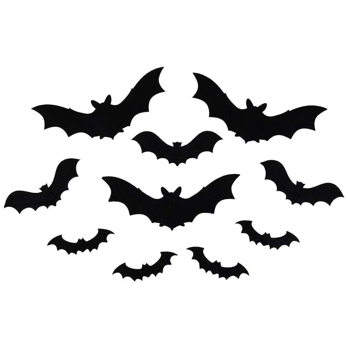 Northlight Halloween Felt Bats 10-piece Set | Kohl's