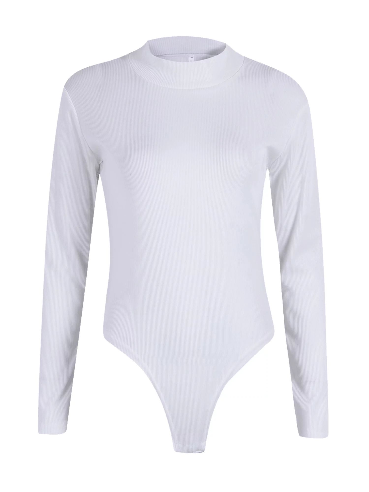 Frecoccialo WomenS Ladies Turtleneck Long Sleeve Jumpsuit Bodysuit Bodycon Rompers - Walmart.com | Walmart (US)