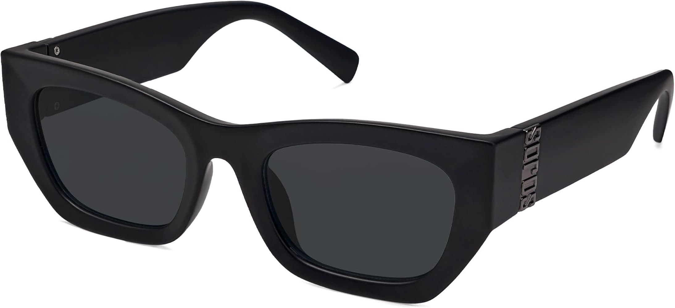 SOJOS Retro Cat Eye Sunglasses for Women Men Trendy Rectangle Designer Sunnies SJ2296 | Amazon (US)