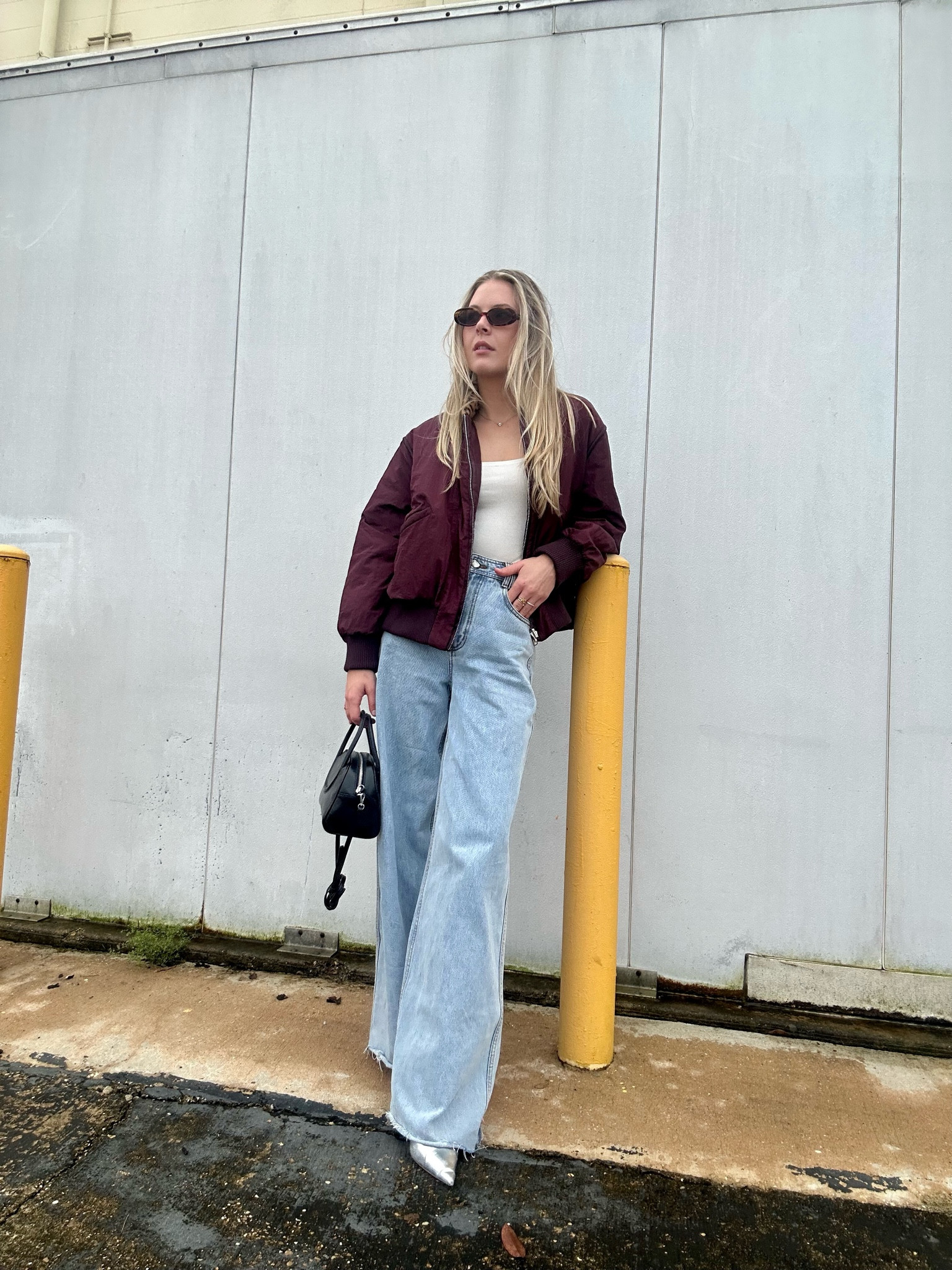 A moment for the cheetah collar on this jacket🐆 #chettah #cheetahjacket #bomberjacket #widelegjeans #falloutfit #redjacket #cheetahbomberjacket #silver #silverheels 

#LTKStyleTip #LTKWorkwear #LTKSeasonal