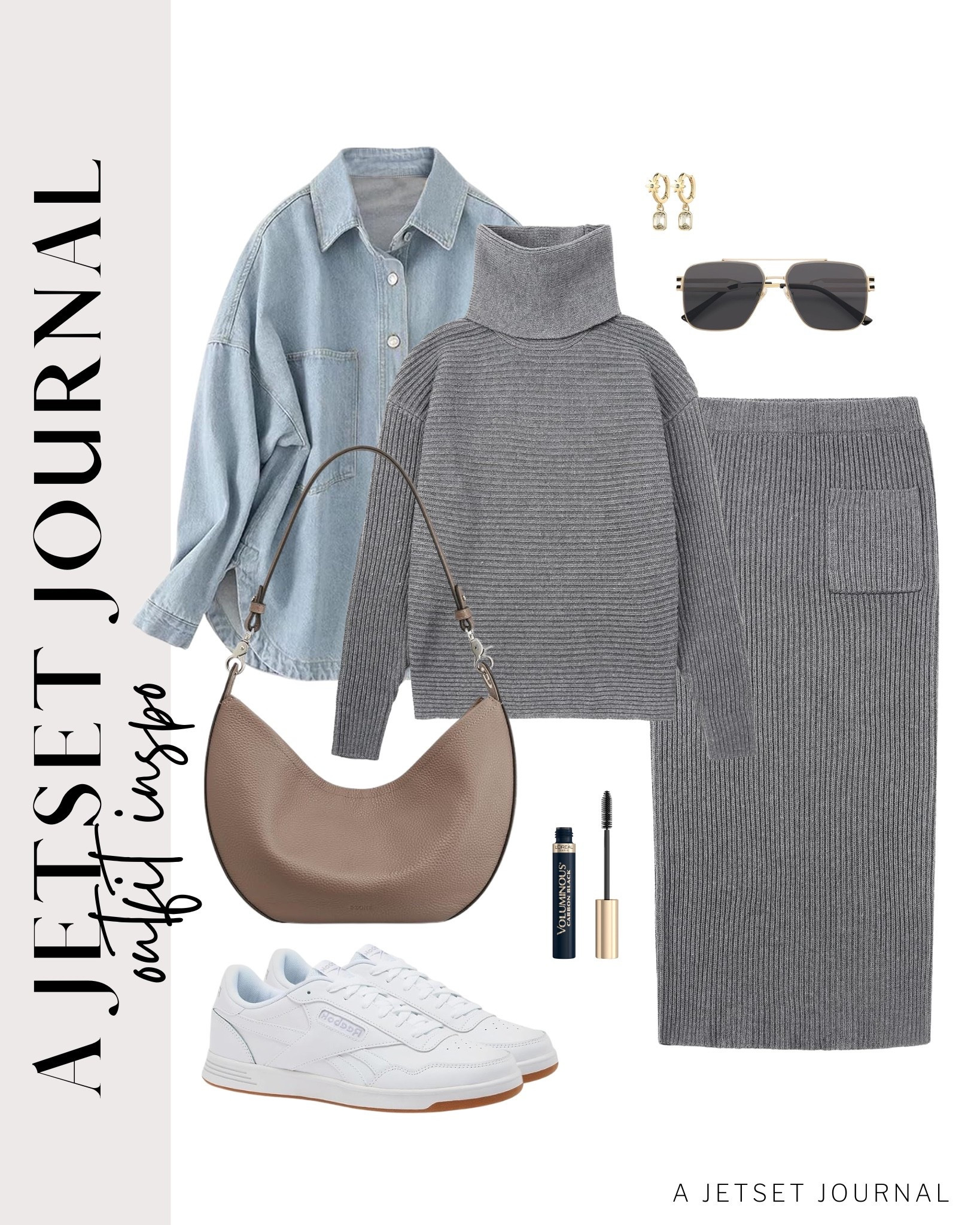 I’m loving this outfit idea with a cozy turtleneck and midi pencil skirt!
oversized denim shacket, loreal mascara, chunky hoop earrings, trendy look, viral products, casual outfit idea, how to style, ways to style, amazon fashion, affordable style, shoe inspo, spring outfit, spring style, transitional look

#LTKootd #LTKSeasonal #LTKU