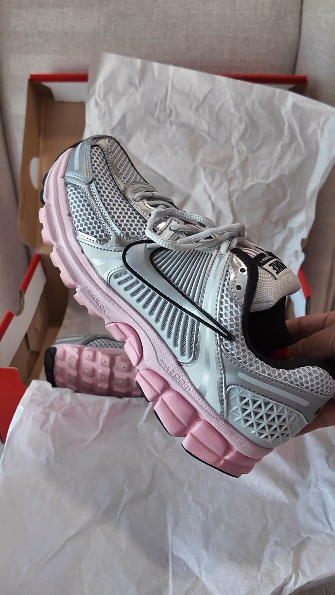 Love the @Nike US  Vomero5 casual sneaker. Perfect for a light workout and running errands. 

Nike, sneakers, pink Nike sneakers, Smiles and Pearls

#LTKMothersDay #LTKfitnessgoals #LTKPetite