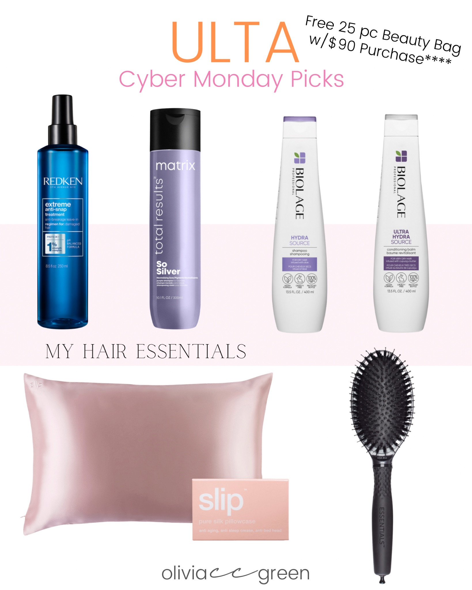 Some of my favorite hair products on sale at Ulta for cyber Monday! 

#LTKHoliday #LTKsalealert #LTKCyberweek