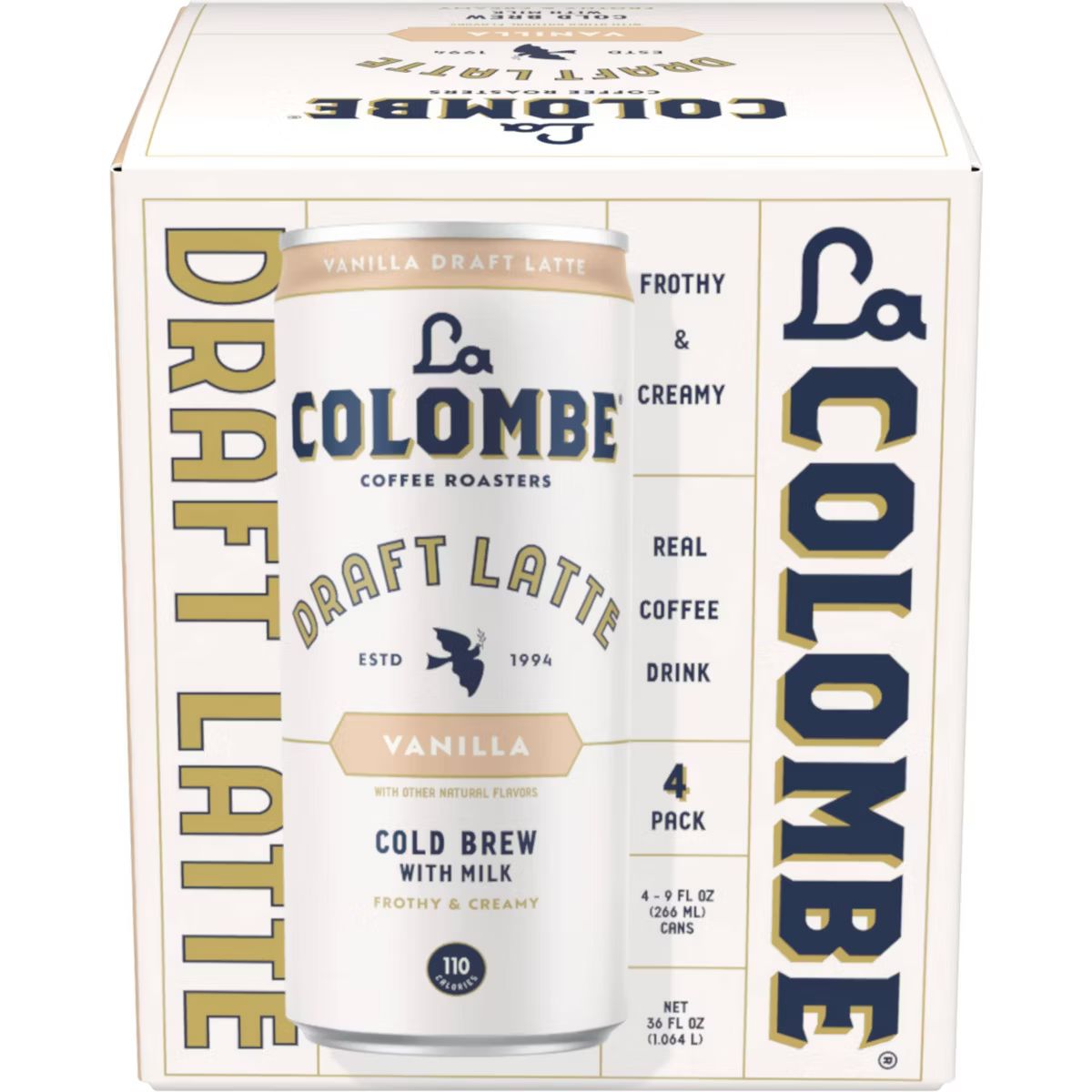 La Colombe Vanilla Draft Latte - 4pk/9 fl oz Cans | Target