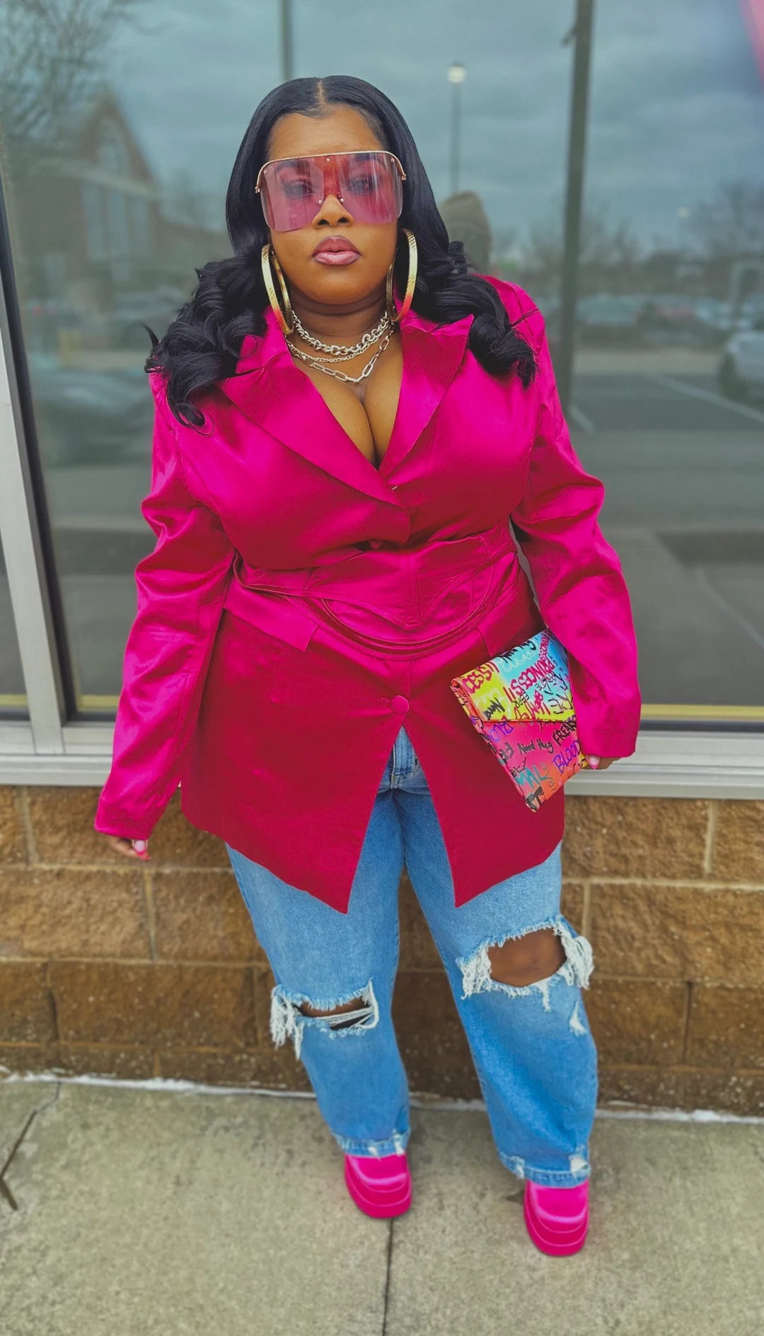 Lucky Shield Sunglasses - Etsy | Etsy (US)