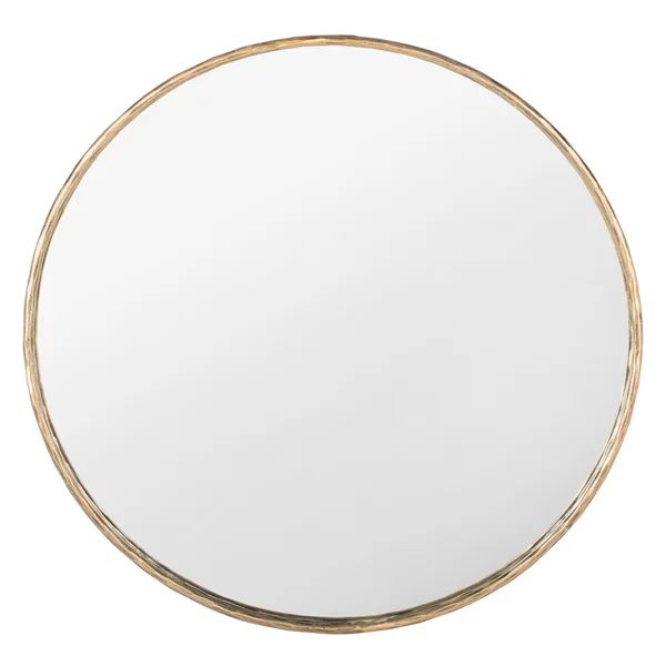 Niya Metal Round Wall Mirror | Wayfair North America