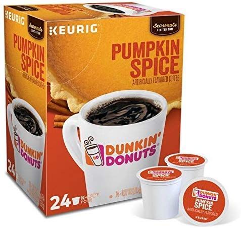 Dunkin Donuts K-Cups Pumpkin Spice - Box of 24 Kcups for use in Keurig Coffee Brewers | Amazon (US)