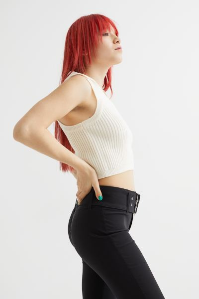 Knit Sweater Vest with Collar | H&M (US + CA)