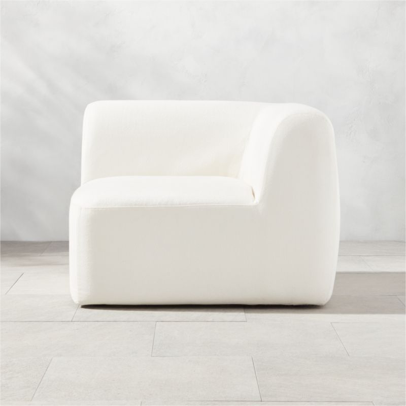 Suelo Slipcover Outdoor Patio Corner Chair | CB2 | CB2