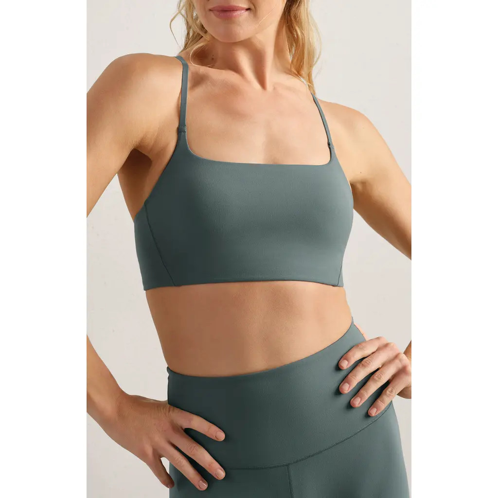 Rhone Revive Cami Bra in Green Smoke at Nordstrom, Size X-Small | Nordstrom