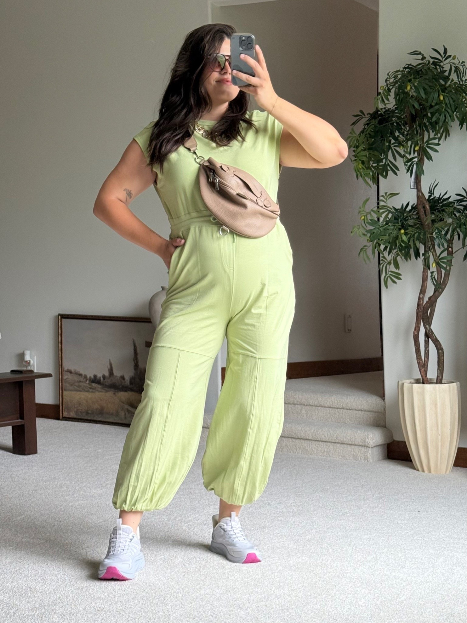 Amazon free people inspire jumpsuit, still constantly reaching for this even though I’m pregnant! Wearing XL but honestly large would work. 

#LTKBump #LTKMidsize #LTKFindsUnder50