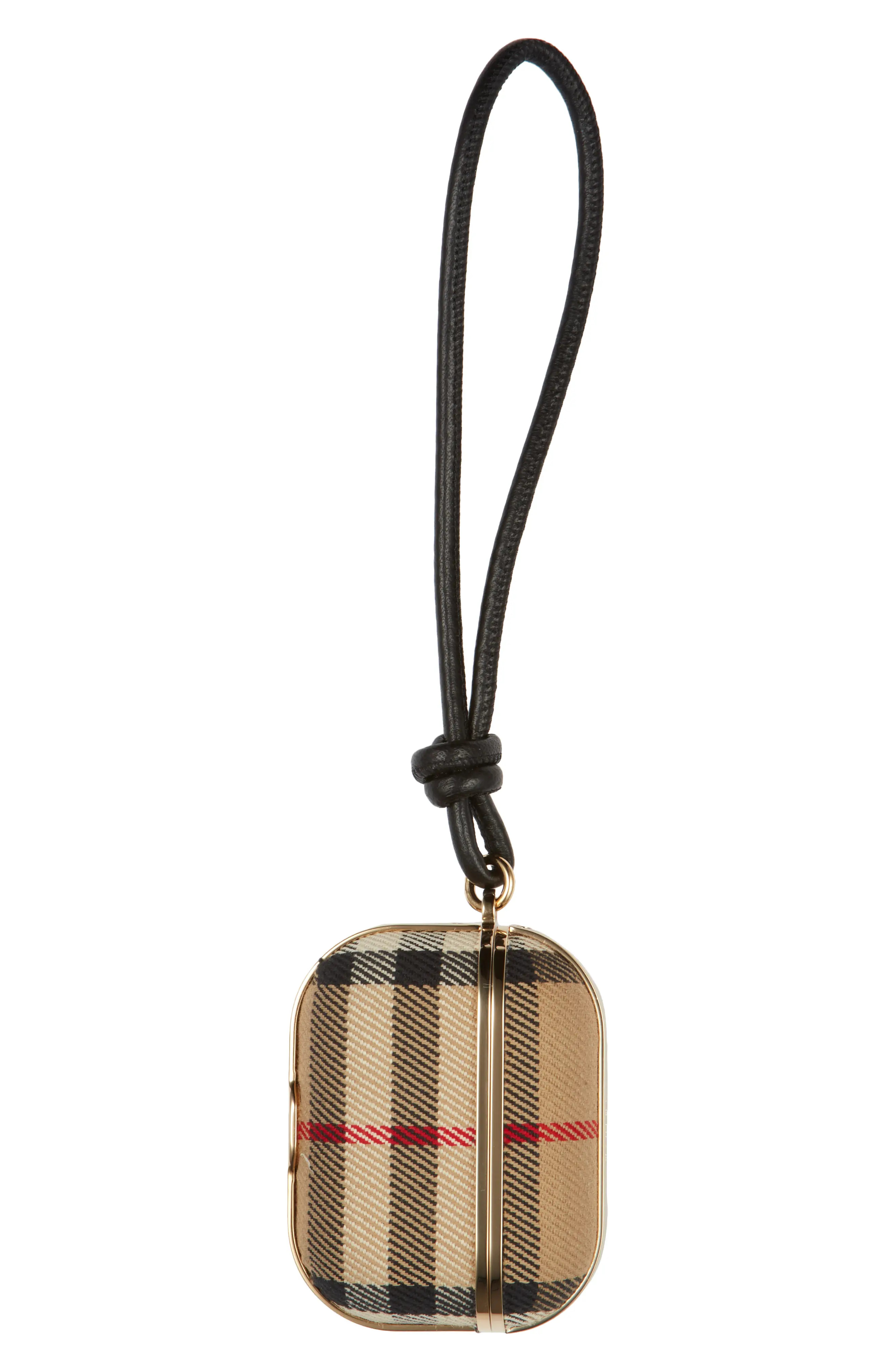 Burberry AirPods Pro Check Case in Archive Beige at Nordstrom | Nordstrom