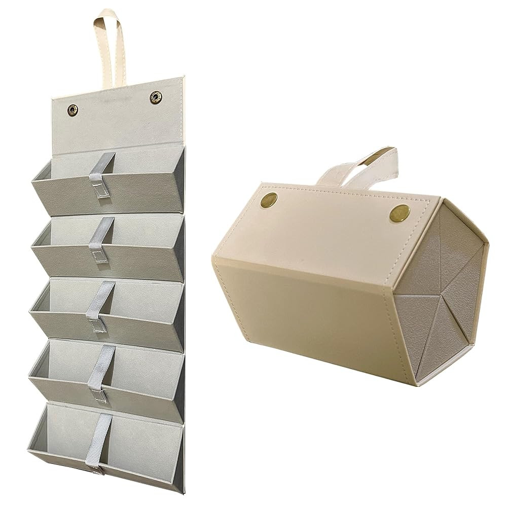 Longjet Sunglasses Organizer Travel Glasses Case 5 Slots Multiple Pairs Eyeglasses Storage Box Ha... | Amazon (US)