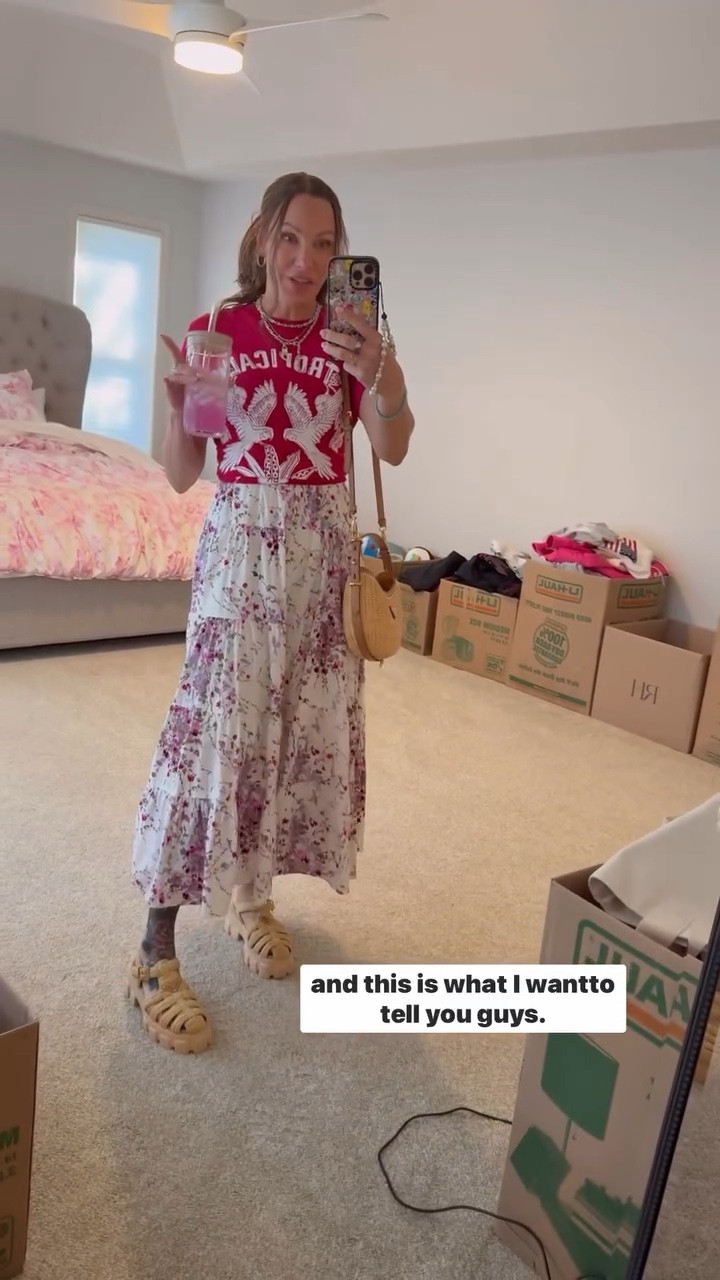 Summer outfit inspo! Graphic tee over a maxi dress. Prada shoes 

#LTKStyleTip #LTKOver40 #LTKSeasonal