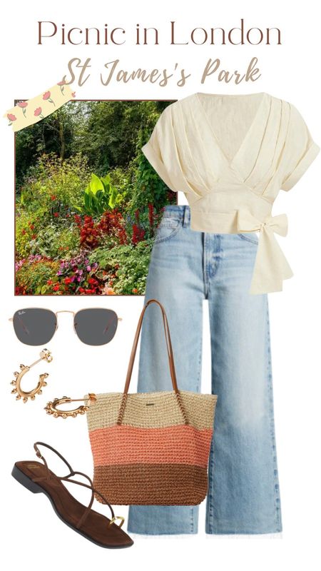 Picnic outfit, white top, jeans, garden party outfit, summer outfits 

#LTKTravel #LTKFindsUnder50 #LTKStyleTip
