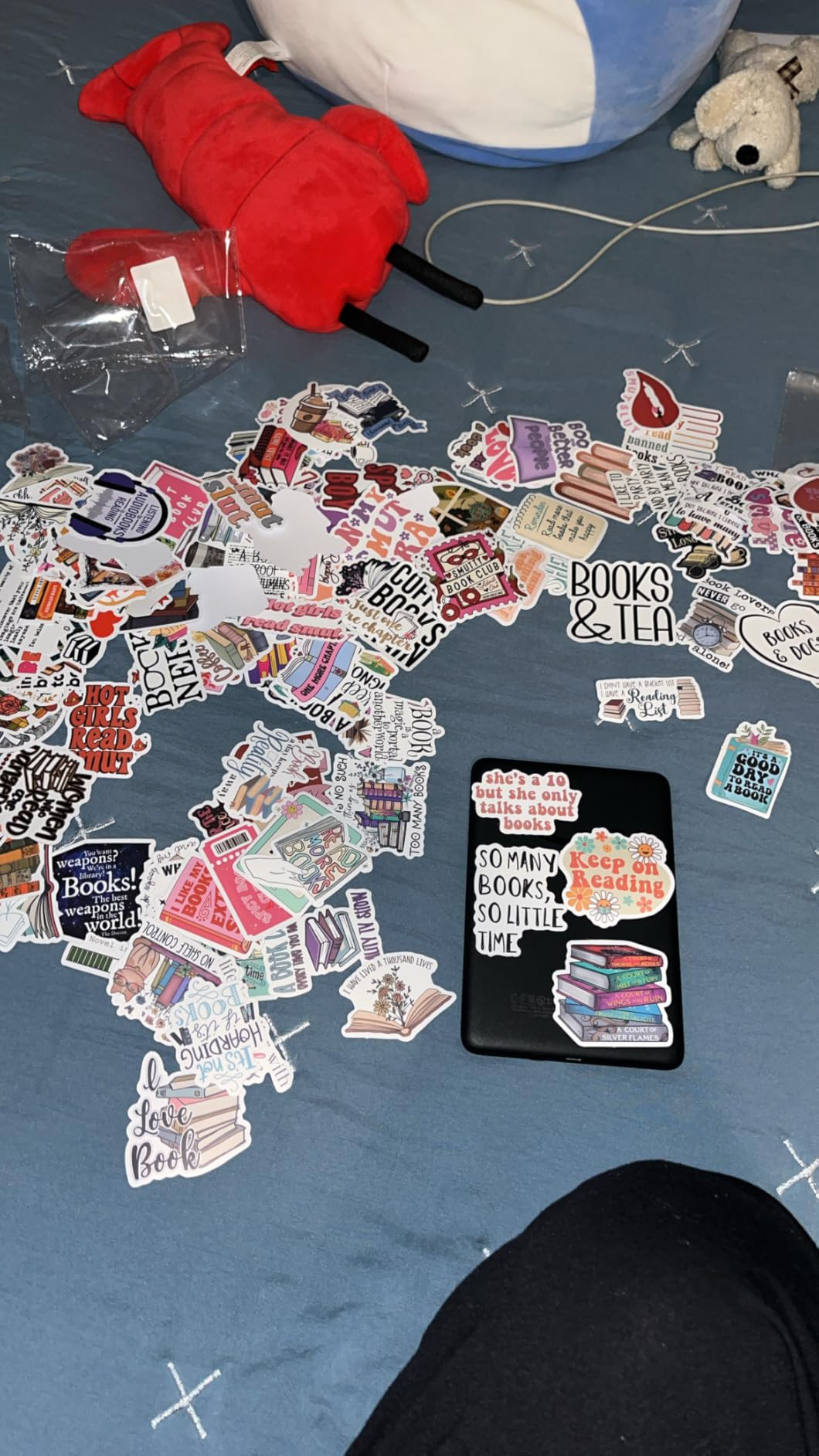 50 PCS Book Stickers for Kindle, Bookish Reading Kindle Stickers Pack for Books, Water Bottles, L... | Amazon (US)