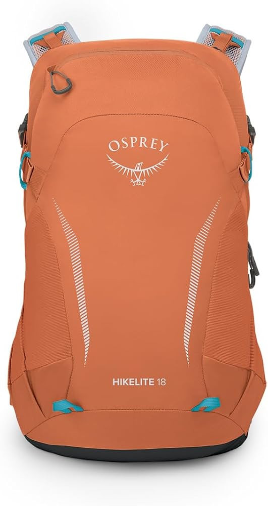 Osprey Hikelite 18L Unisex Hiking Backpack, 18 Koi Orange/Blue Venture, One Size | Amazon (US)