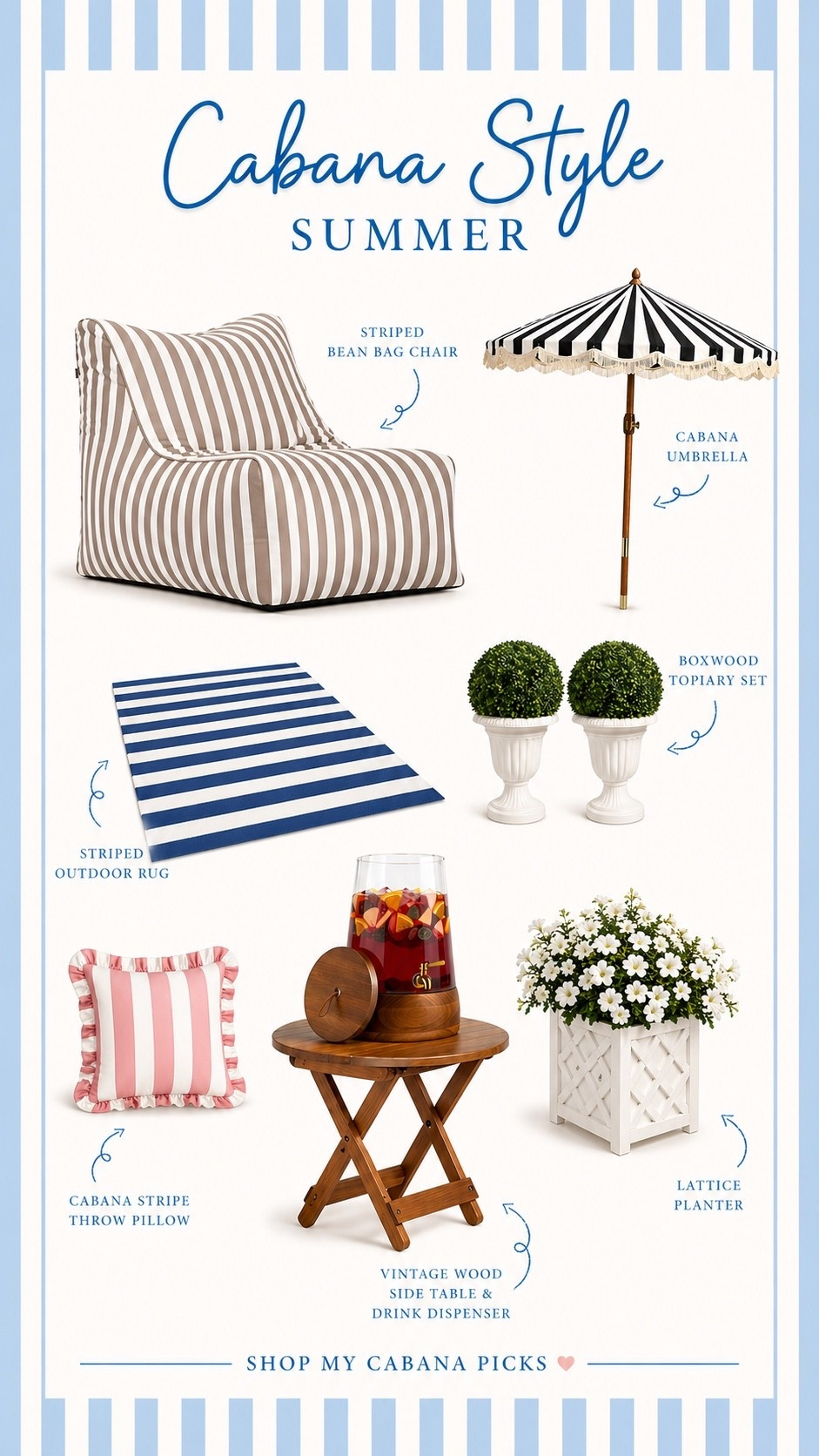 Patio refresh! My top cabana style favorites for an elevated back porch and patio look! ￼

#LTKHome #LTKMothersDay #LTKdayinmylife