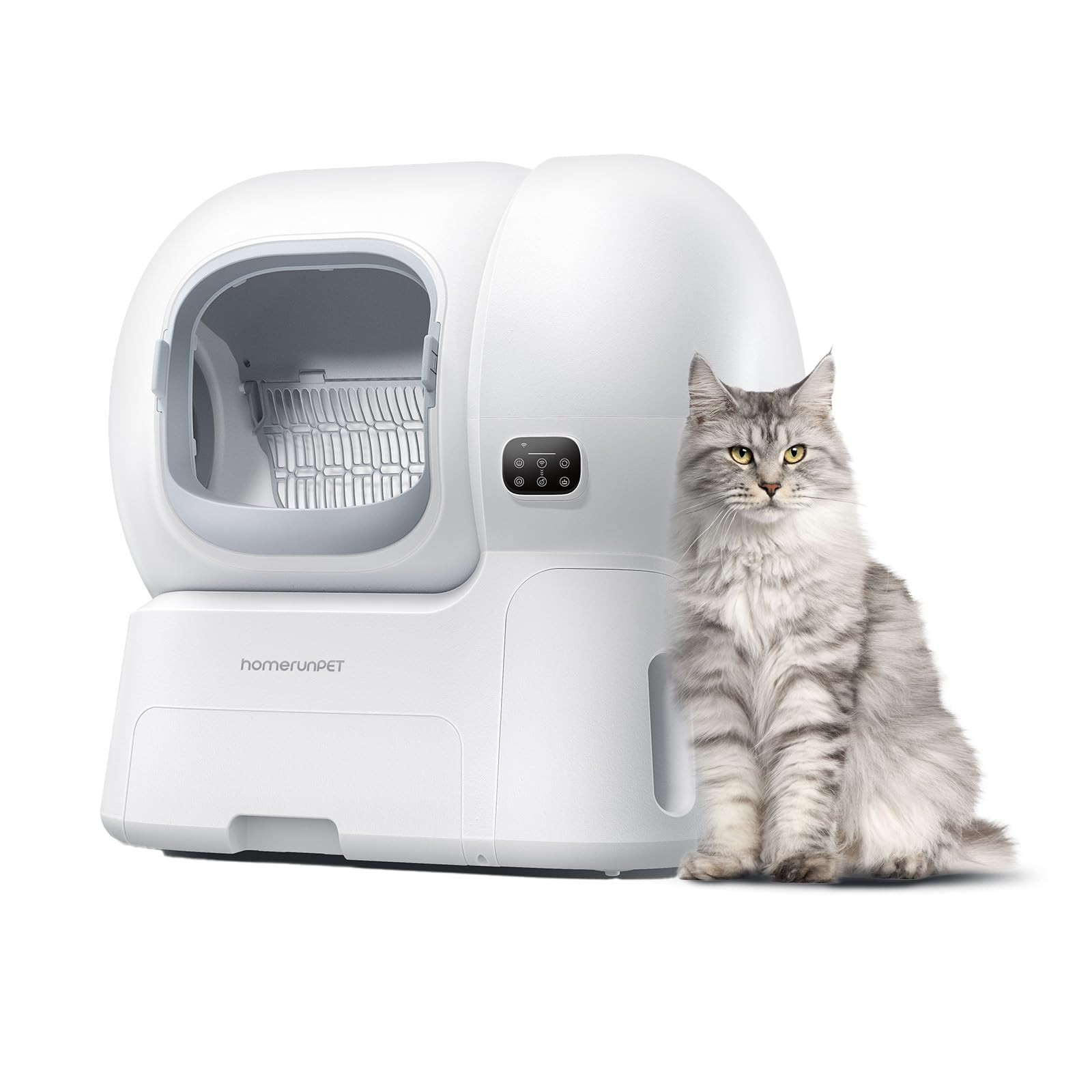 Homerunpet Self Cleaning Litter Box - 106L Ultra Large Automatic Cat Litter Box with Physical Ant... | Amazon (US)