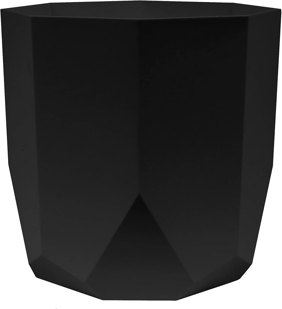 Bloem Tuxton Hexagon Planter: 8" - Black - Modern Unique Geometic Small Pl, Durable Resin, Modern... | Amazon (US)