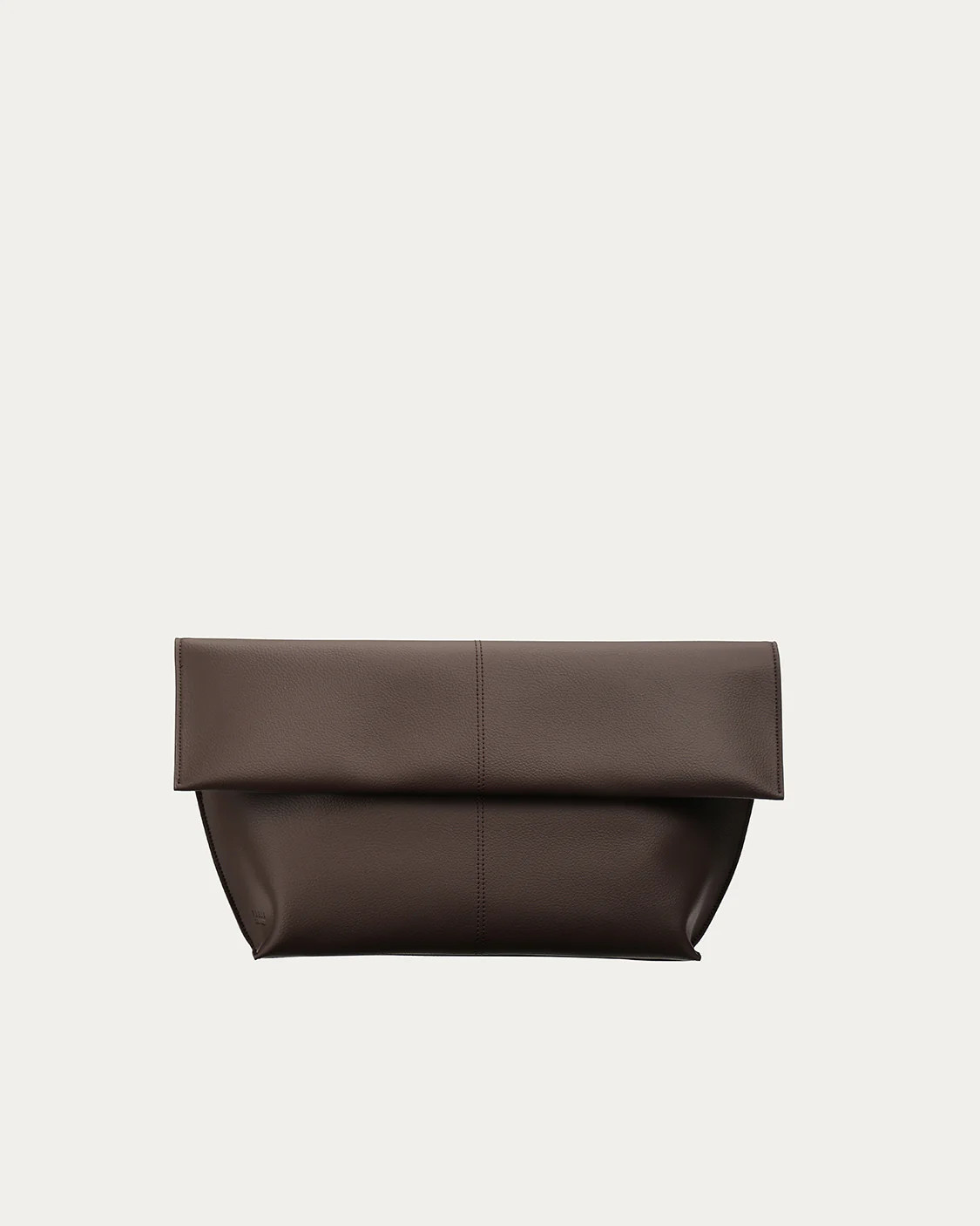 Seamed Clutch Espresso | Freja New York