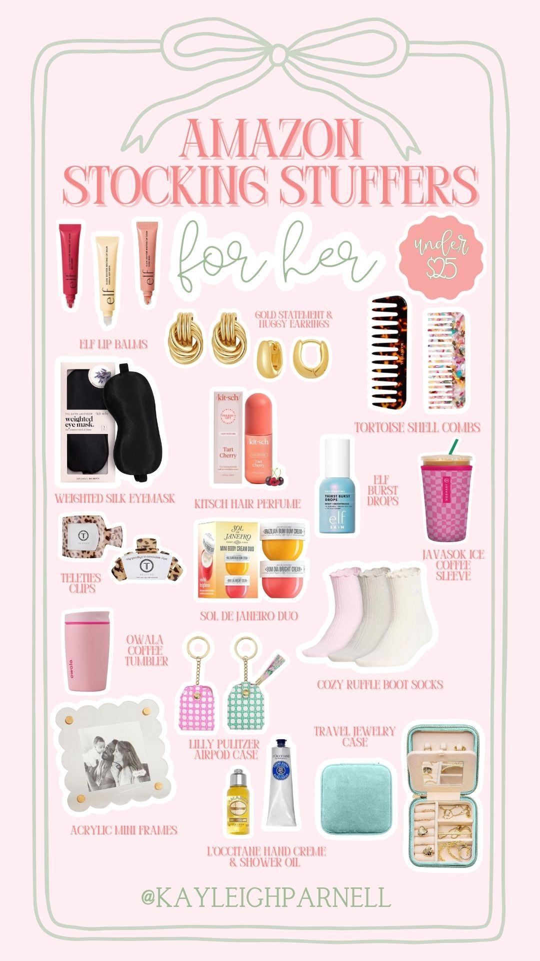 the best stocking stuffers for THAT girl in your life - all on amazon & under $25!! 

 #LTKGiftGuide #LTKHoliday