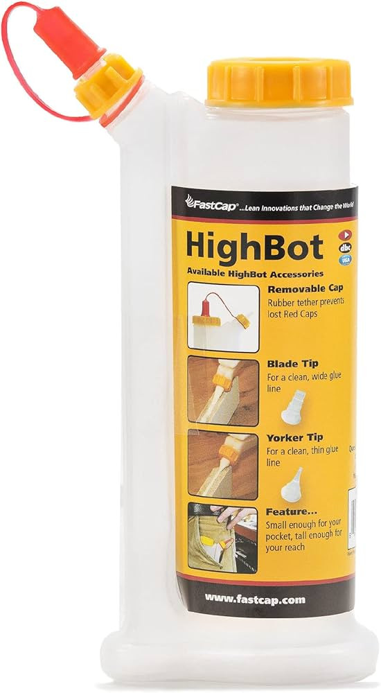 FastCap 6oz Glue Bottle, with 2-Chamber No-Drip System. Each Bottle Comes with 2 Replaceable Tips... | Amazon (US)