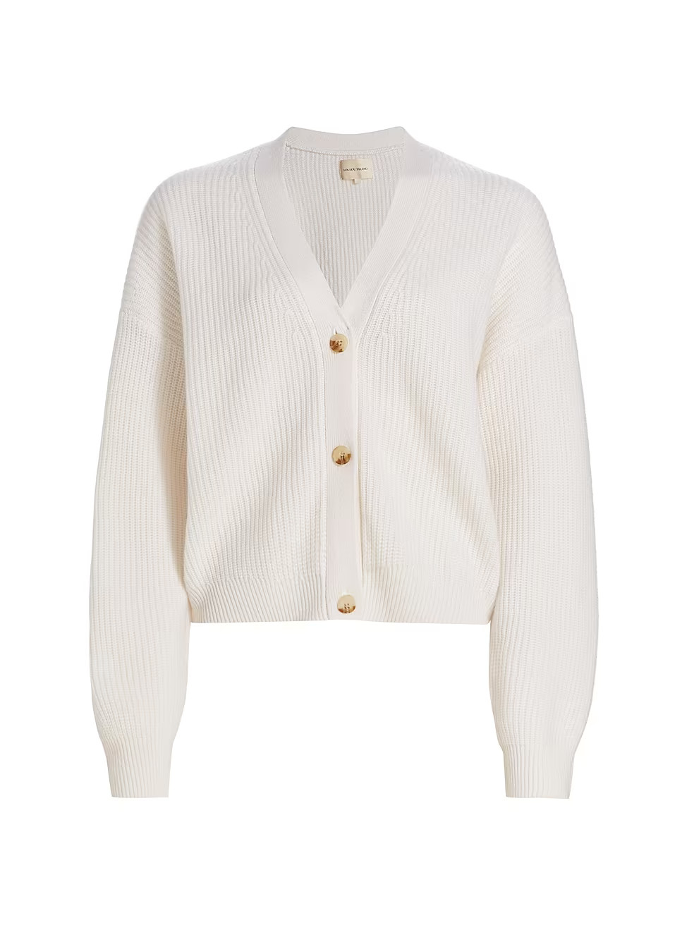 Loulou Studio Ribbed-Knit Cashmere Cardigan | Saks Fifth Avenue