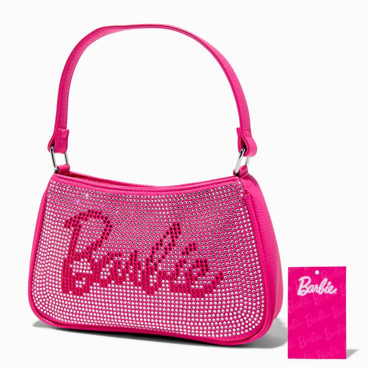 Barbie™ Pink Diamante Handbag | Claire's (US)