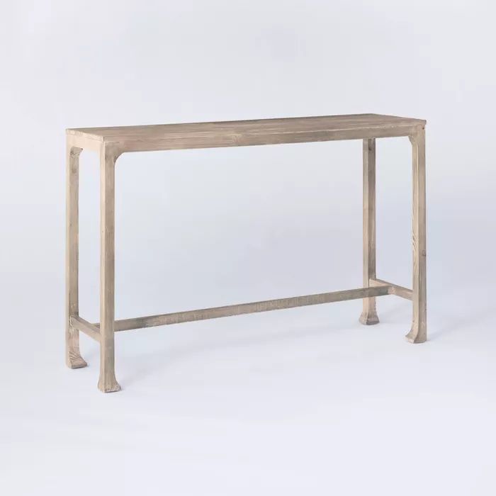 Belmont Shore Curved Foot Console Table Gray Wash - Threshold™ designed with Studio McGee | Target