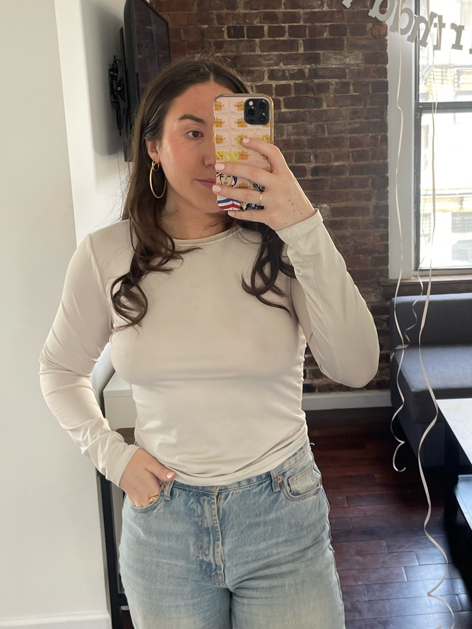 Skims dupe basic long sleeve top

#LTKFind