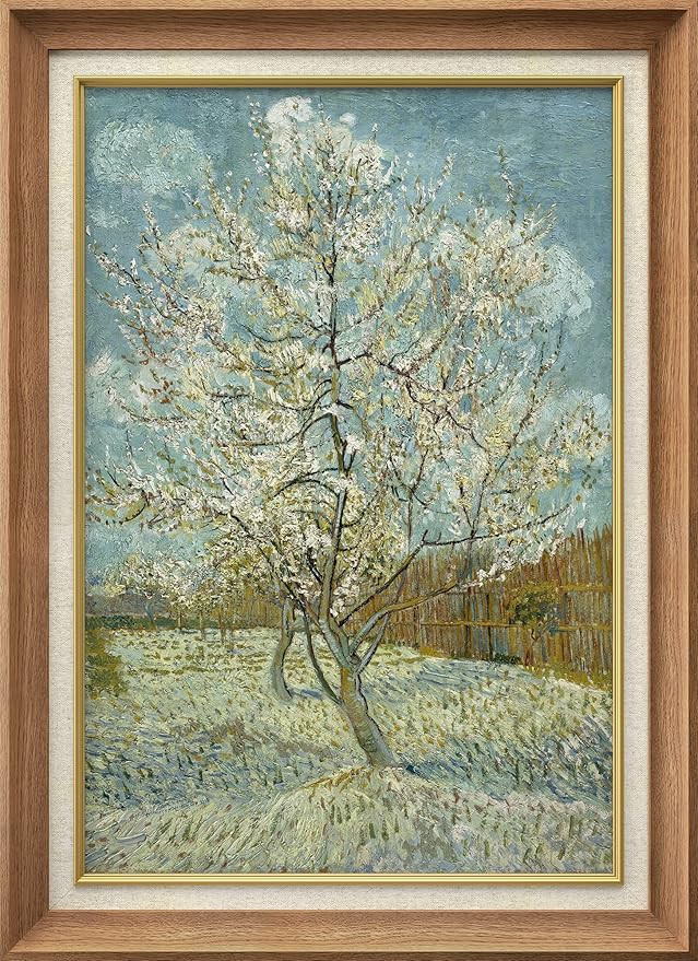 SIGNWIN Premium Framed Wall Art Almond Blossom Tree by Vincent Van Gogh Historic Classical Illust... | Amazon (US)