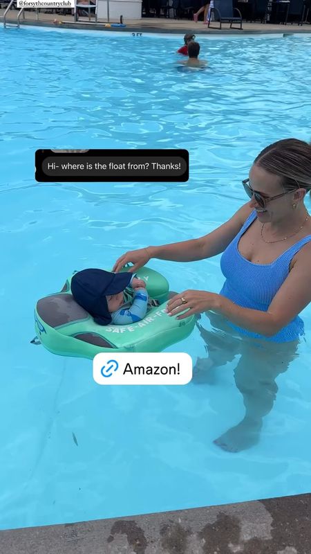 Infant pool float! He loves it and I feel totally confident that he’s well secured!! The design is so smart 

#LTKSeasonal #LTKVideo #LTKBaby