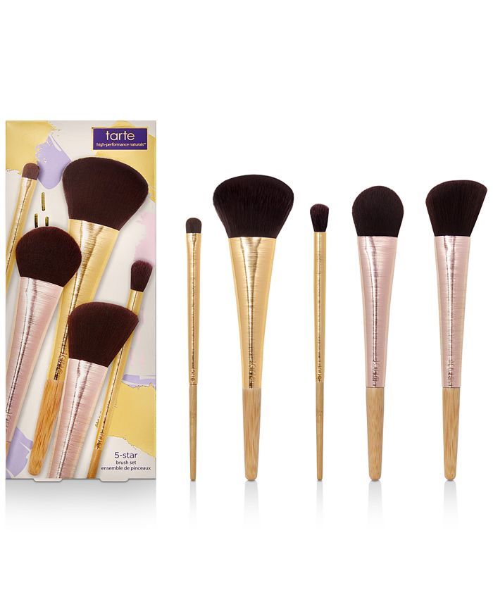 Tarte 5-Pc. 5-Star Brush Set & Reviews - Makeup - Beauty - Macy's | Macys (US)