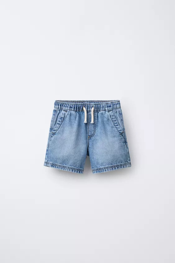 DescriptionContentsMeasurementsShorts with elastic waistband and front button closure. Front pock... | Zara US