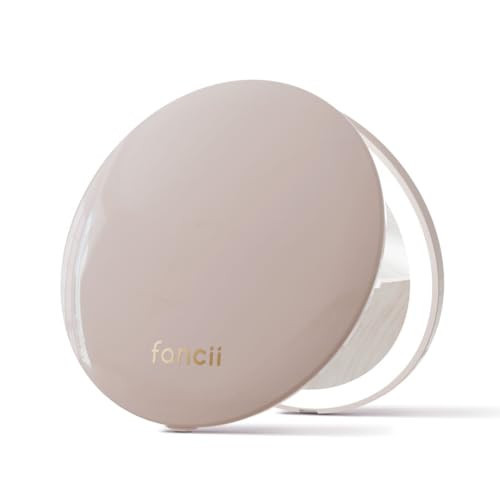 Fancii Mini Taylor Compact Magnifying Mirror with LED Light, 10x/1x, Rechargeable, 3 Light Settings, Dimmable - Small Lighted Travel Handheld Mirror for Pocket, Handbag, Purse, 2-Sided Foldable | Amazon (US)