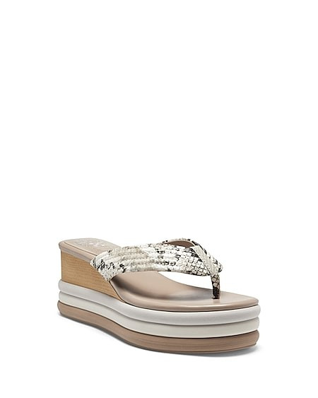 Perseena Thong Wedge Sandal | Vince Camuto