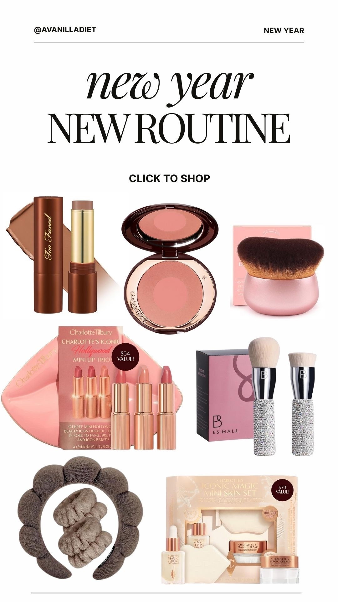 ✨ New year, new routine ✨💄

#newyearroutine #beauty #makeuproutine #makeup #routineinspo 

#LTKgrwm #LTKBeauty #LTKselfcare