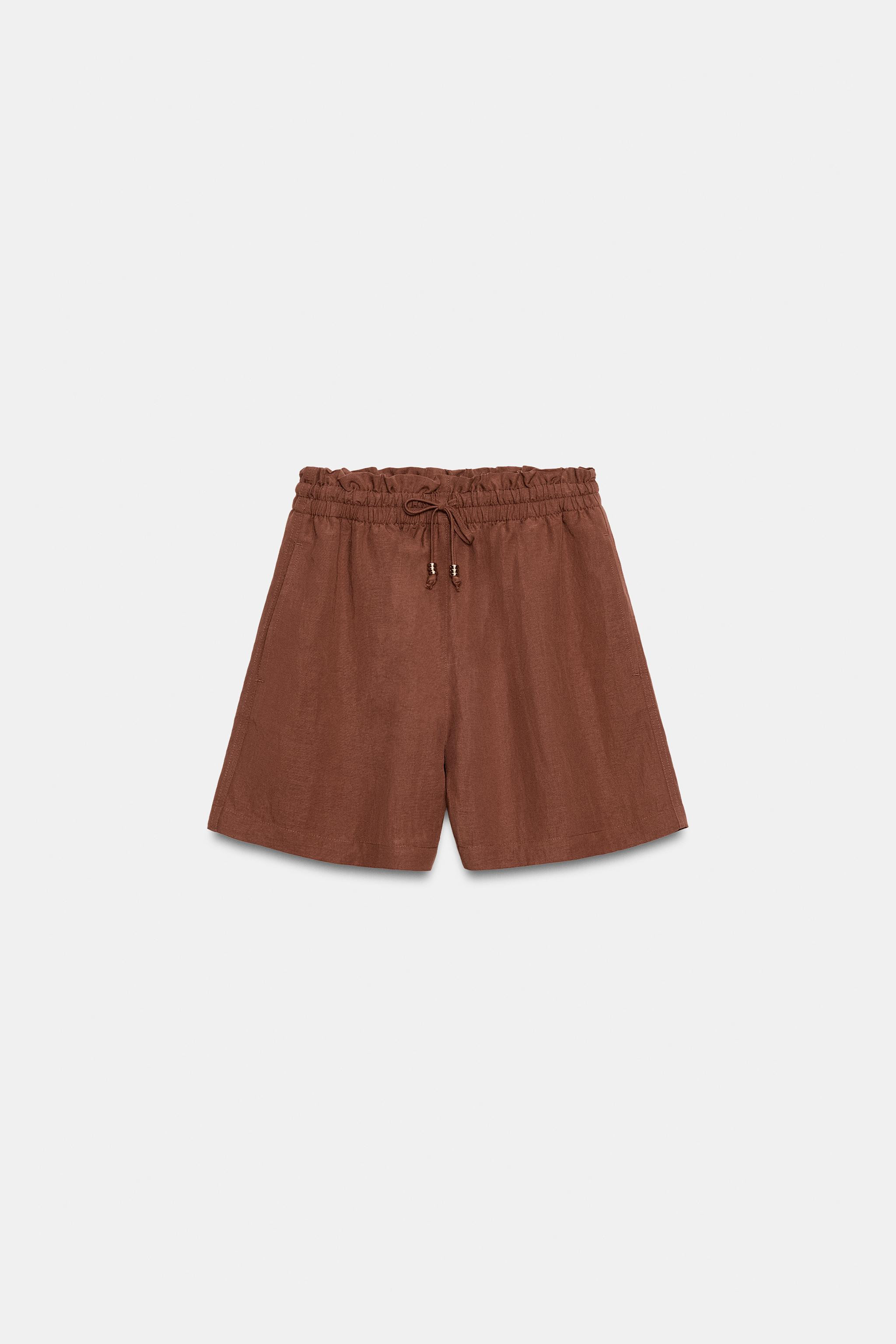 ELASTIC WAIST SHORTS | Zara US