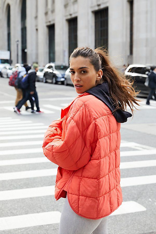 Pippa Packable Puffer Jacket by FP Movement at Free People, Atomic Orange, L | Free People (Global - UK&FR Excluded)