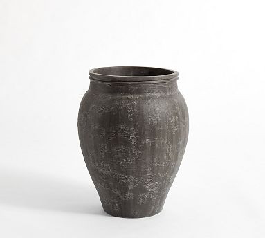 Sienna Fiber Stone Outdoor Planters | Pottery Barn (US)
