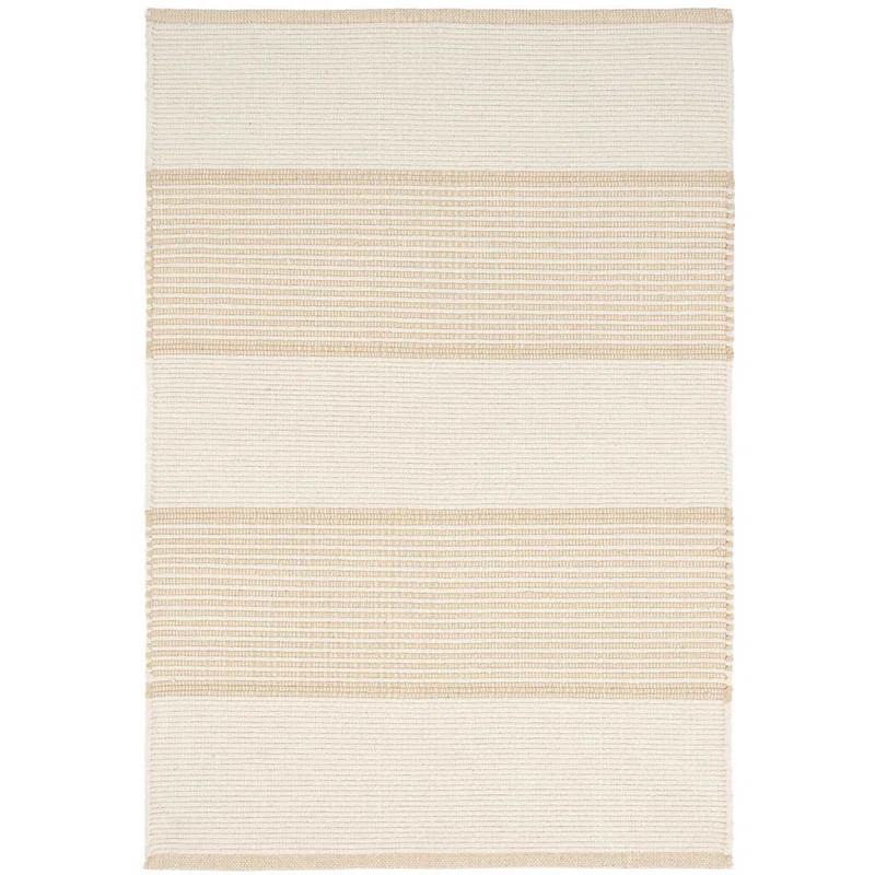 La Mirada Wheat Handwoven Cotton Rug | Wayfair North America