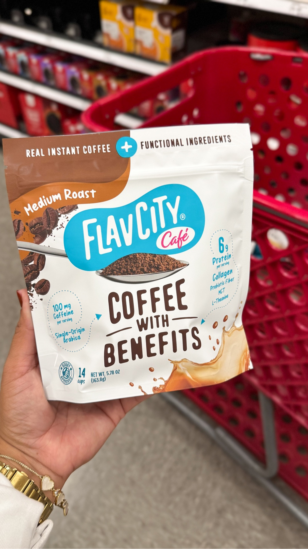 #ad Coffee lovers I have something you are going to love! @flavcity just launched Coffee with Benefits @target🎯 It’s coffee you taste, benefits you don’t. Crafted with 100% REAL premium Arabica instant coffee! Made with 6 grams of protein from collagen, and prebiotic fiber to support gut, skin and joint health per serving—plus MCT + L-Theanine for sustained energy and focus without the crash.  

Also make sure to check out the Variety Pack - it’s super convenient for on-the-go and a great way to try all 3 flavors. Available at Target and target.com!


#TargetPartner #flavcity #flavcitycafe #flavcitycoffeewithbenefits