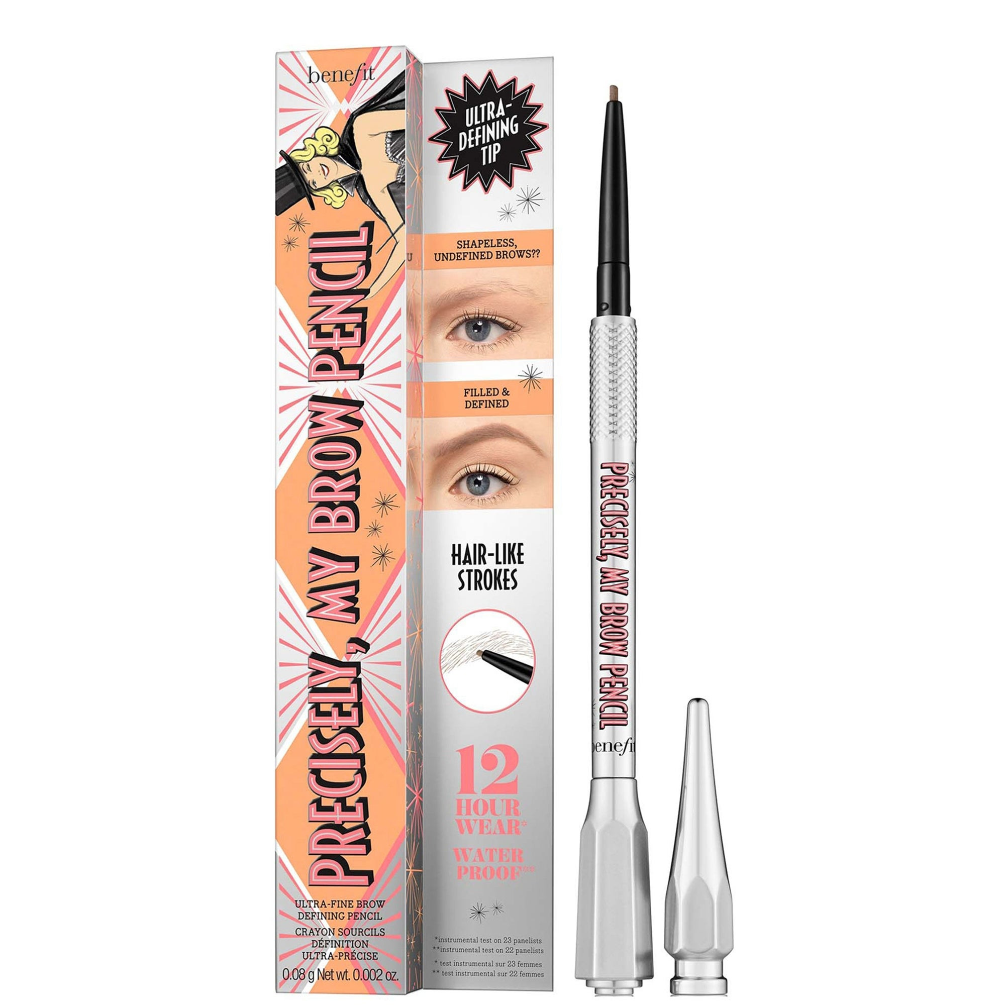benefit Precisely, My Brow Pencil 1.5mm Tip Ultra-Fine Eyebrow Pencil (Various Shades) | Look Fantastic (UK)