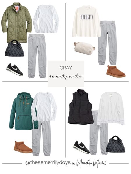 Winter Capsule 2022- 4 ways to style gray sweatpants 

These are some of my favorite lounge sweatpants however it’s possible to dress them up a bit to run errands or walk to the bus stop in the morning. ☺️ that’s what I do! 

I wear an XS in these if I’m going to wear them out but I wear a small if I’m just lounging at home. And yes, I have both sizes 👌🏼☺️


#LTKsalealert #LTKSeasonal #LTKunder50